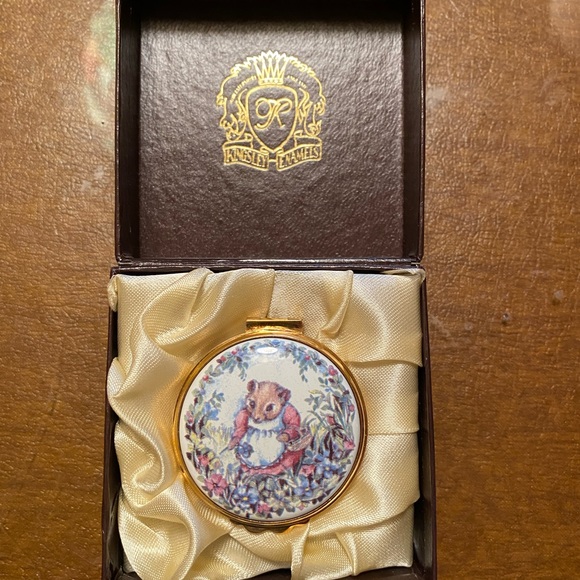 Kingsley Enamel Trinket Box NEW/Collectable Worcestershire England - Picture 2 of 5
